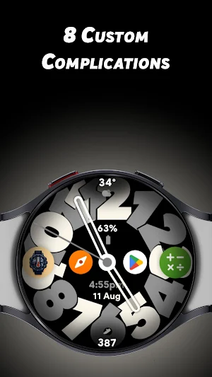Pixel Analog Pro - Watch face screenshot 5