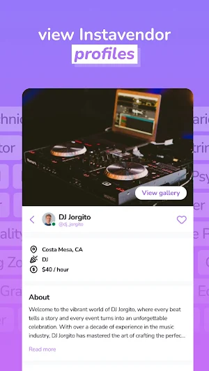 Instaparty - Planners Screenshot 1