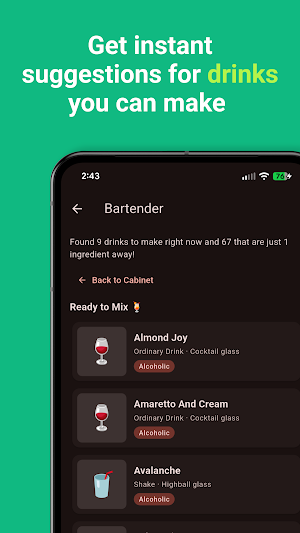 Cocktail Recipes & Home Bar Screenshot 2