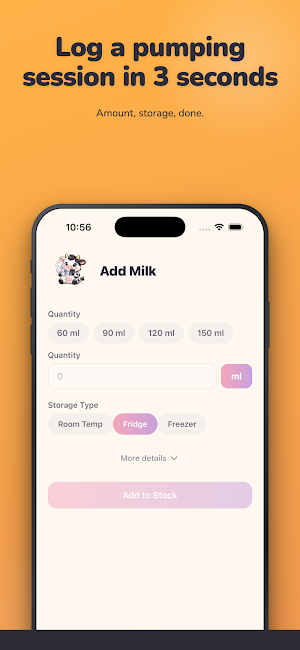 Milky – Breast Milk Tracker Screenshot 2