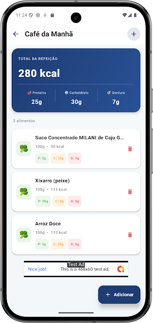 Macros - Contador de Calorias Screenshot 2