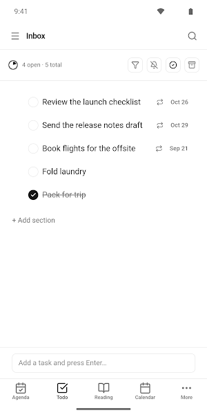 Ensō: Todo, Notes & Calendar Screenshot 0