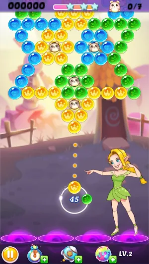 Bubble Fairy pop Match Screenshot 1