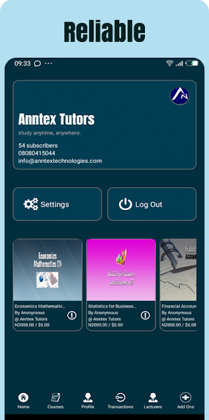 Anntex Edu U - Tutors Screenshot 1