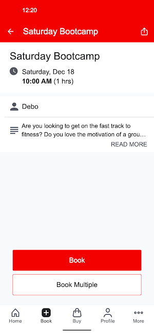 Level One Fitness Screenshot 2
