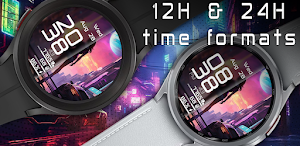 Neon Dreams Futuristic Face Screenshot 0
