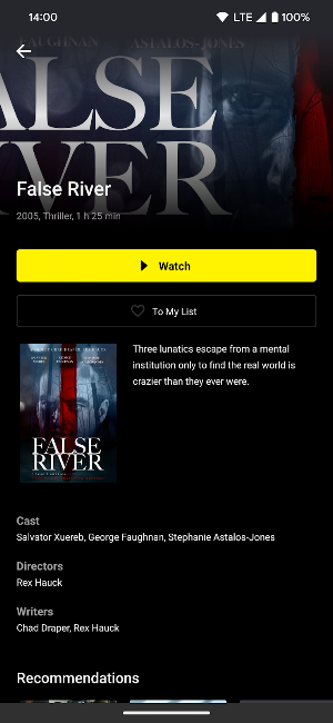 TrueTVplus Screenshot 1
