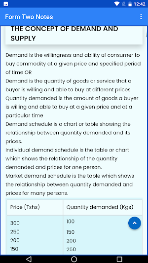 Form 2 notes, All subjects screenshot 7