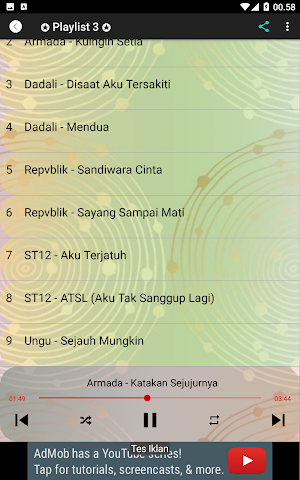 Lagu Galau Offline Screenshot 3