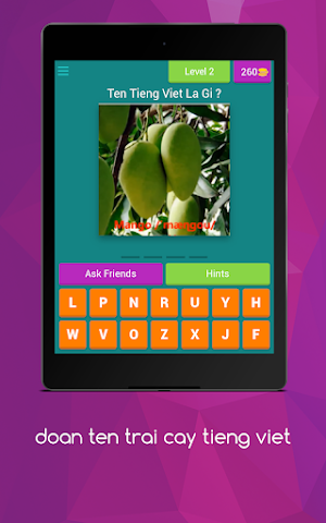 đoán tên trái cây tiếng việt Screenshot 2