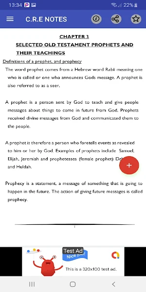 Cre: form 3 notes. Screenshot 3