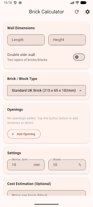 Brick Calculator Screenshot 0