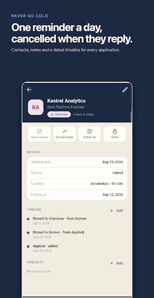 Applied: Application Tracker Screenshot 3