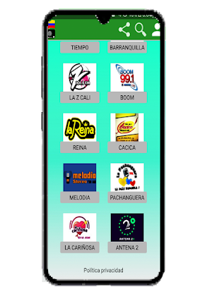 Emisoras de colombia online Screenshot 2