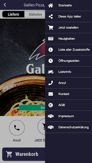 Galileo Pizza, Burger & More Screenshot 2