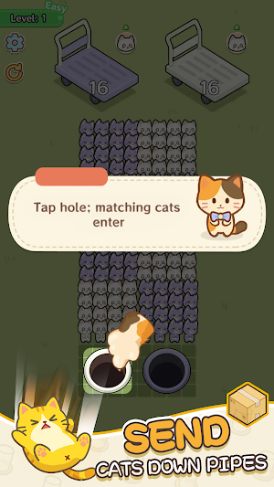 Pipe Cat: Color Sort Screenshot 0