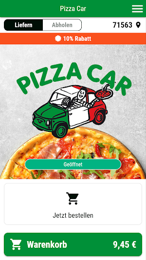 Pizza Car Screenshot 0