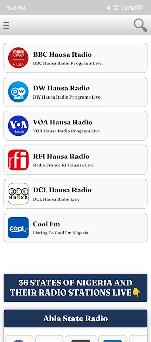 Nigeria Radio - FM/AM Stations Screenshot 0