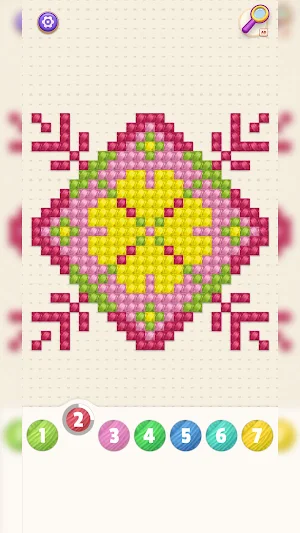 WoolStitch: color by number Screenshot 3