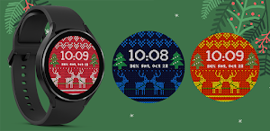 Watch Face Christmas Knit Screenshot 0