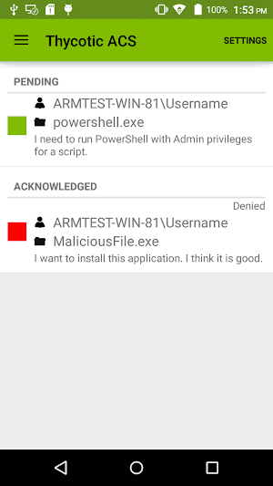 Thycotic ACS Screenshot 0