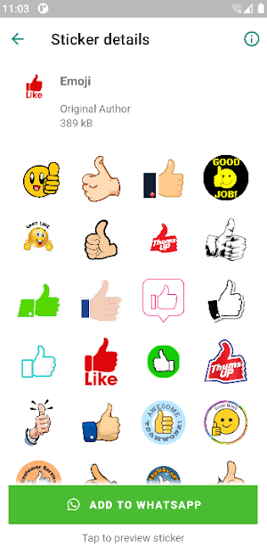 Thumbs Up Stickers Pro Screenshot 3