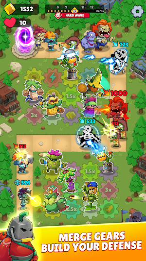 Gear Plants: Merge Defense Screenshot 0