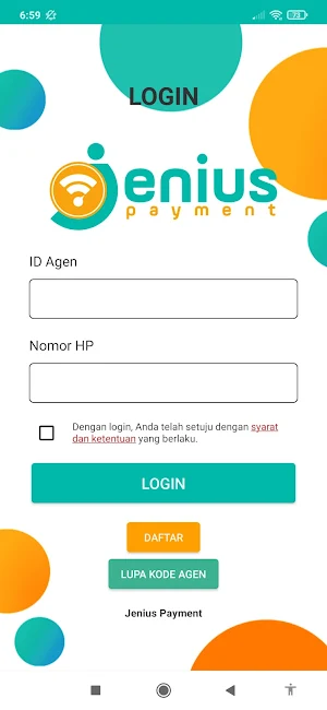 Jenius Payment Screenshot 0