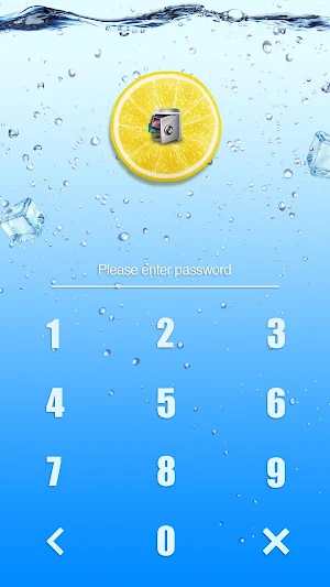 AppLock Theme Lemonade Screenshot 1