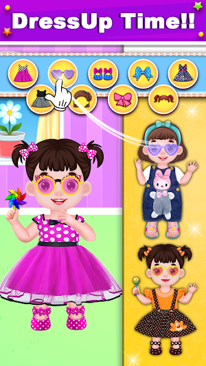 My Twins baby care & Dress up Screenshot 1