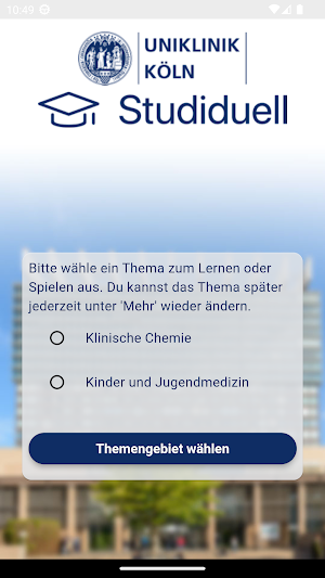 Studiduell - Uniklinik Köln Screenshot 1