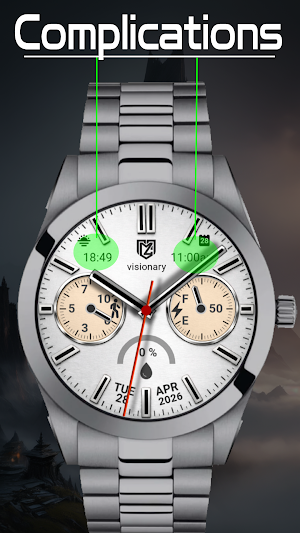 Realistic Classic Watch Face Screenshot 2