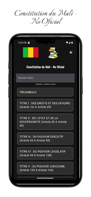 Constitution du Mali Screenshot 2