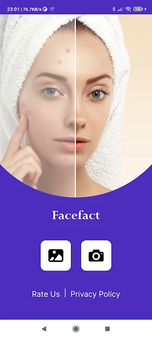 Face editing retouch Facefact Screenshot 0