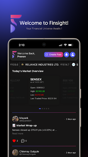 Finsight Social Screenshot 0