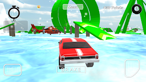 Snow Car Race & Stunts Extreme by Kaufcom Screenshot 0