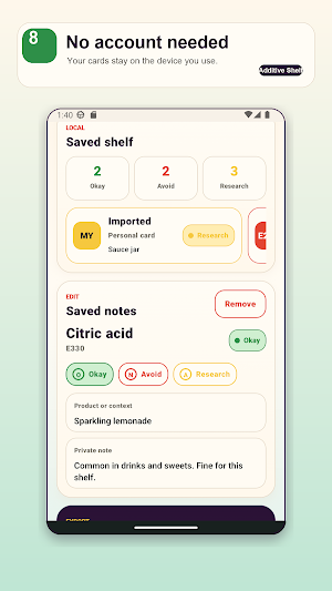 Additive Lookup Shelf Screenshot 3