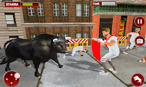 Angry Bull City Attack : Bull Simulator Screenshot 2