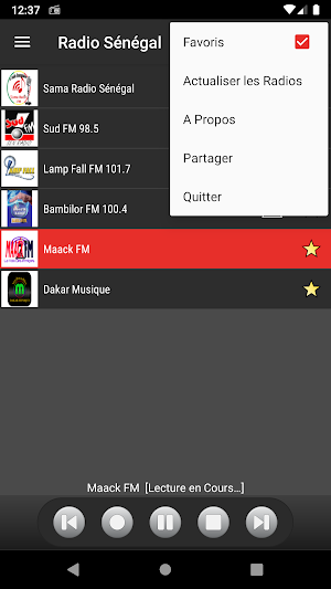 RADIO SENEGAL : Musique, actualités, sport Screenshot 2