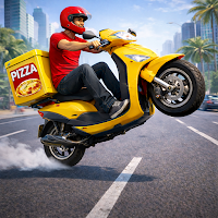 Pizza Delivery Moto Bike Sim