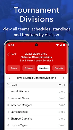 United Flag Football League Screenshot 3