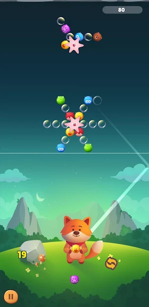 Bubble shooter puzzle game Screenshot 1