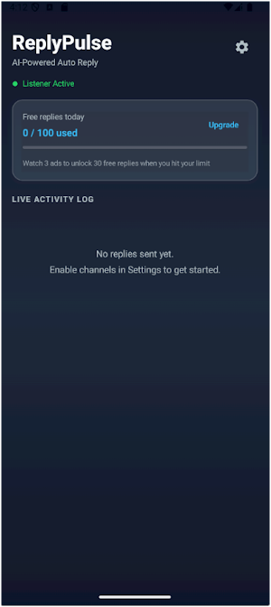 ReplyPulse: AI Auto Reply Bot Screenshot 0
