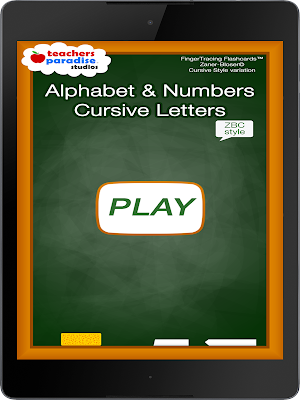 Alphabet & Numbers Cursive Handwriting - ZBC Screenshot 0