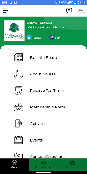 Wiltwyck Golf Club Screenshot 1