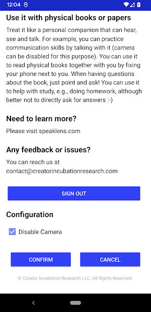 SpeakLens Screenshot 1