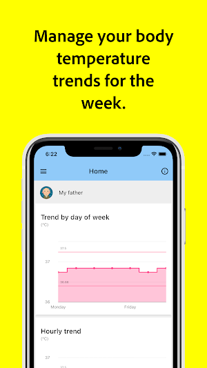 Body Temperature Calendar Screenshot 2