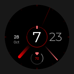 P Inspired Watch Face Screenshot 0