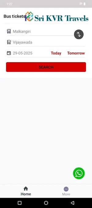 Mahabahu Sri Kvr Travels Screenshot 0