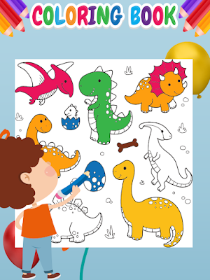 Dinosaurs coloring book Screenshot 1